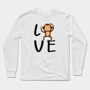 Monkey - Love Monkey Long Sleeve T-Shirt